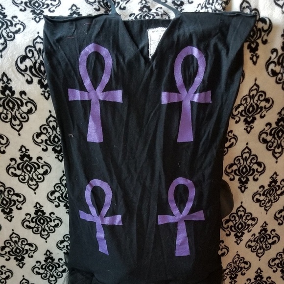 💀 Rockin Bones ankh tulle dress 💀 - Picture 3 of 3